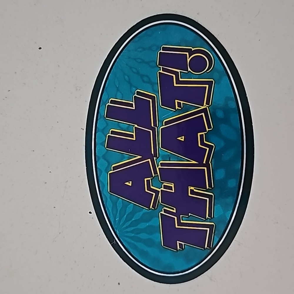 10/$25 vintage 90s y2k all that sticker